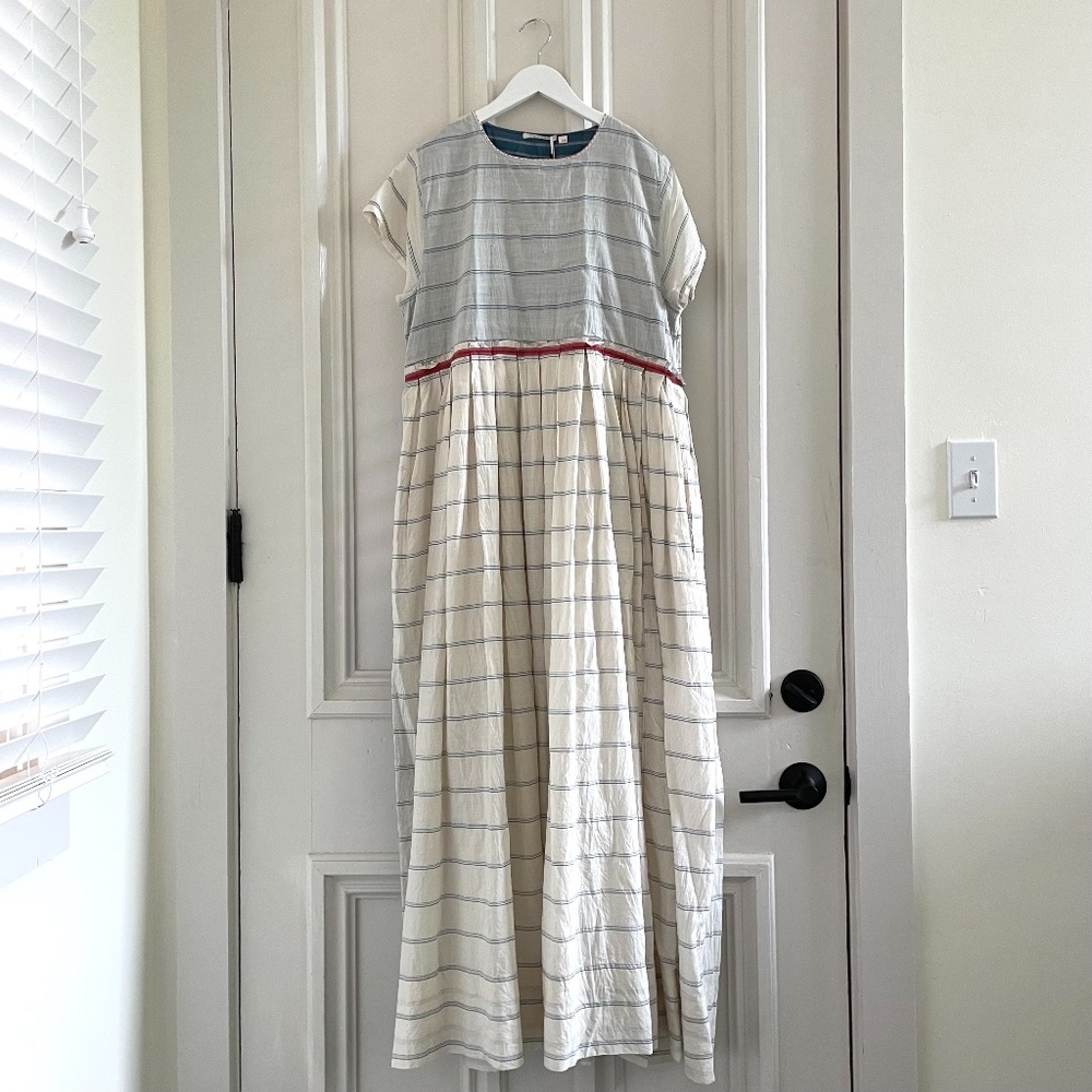 Injiri Striped Shortsleeved Dress